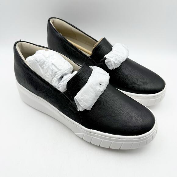 Naturalizer Womens Daphne Sneakers US 12M EU 43 Black Leather Slip on Casual NIB - Picture 5 of 13